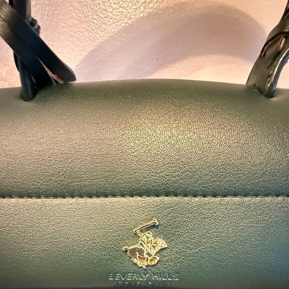 Beverly Hills Polo Club Satchel Bag Green - Picture 10 of 13